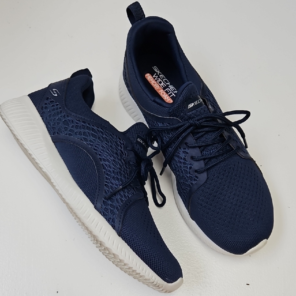 Skechers Navy Blue Athletic Sneakers